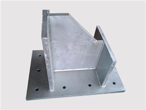 Embedded steel plate